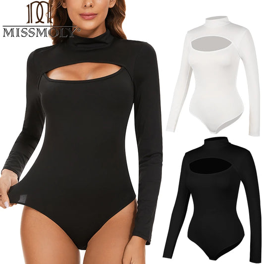 New High Collar Shapewear Corset Sexy Open Pore Bodysuits for Women Tummy Control Body Shaper Slimming One-Piece Bodysuit